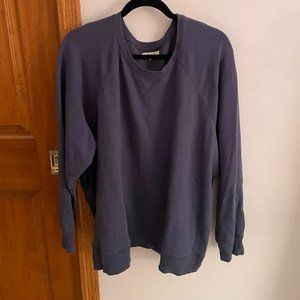 Madewell 1X Blue thin Sweatshirt